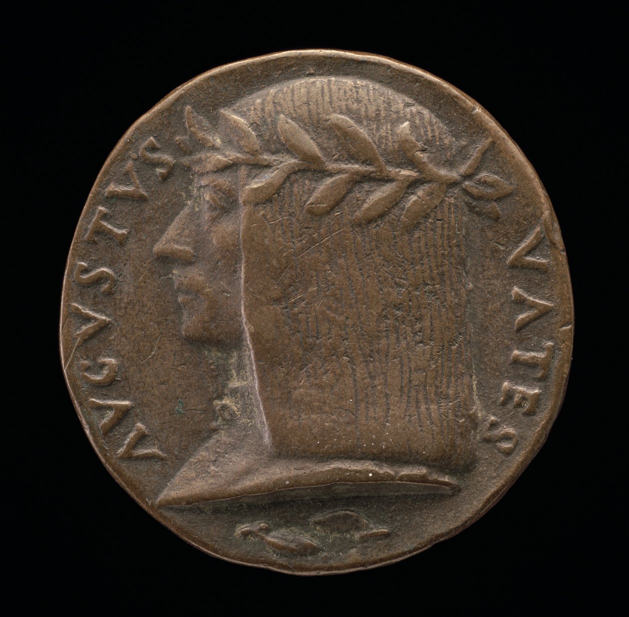 Augusto da Udine Publio Augusto Graziani, poet og astrolog [forside], ca. 1519. av Maffeo Olivieri
