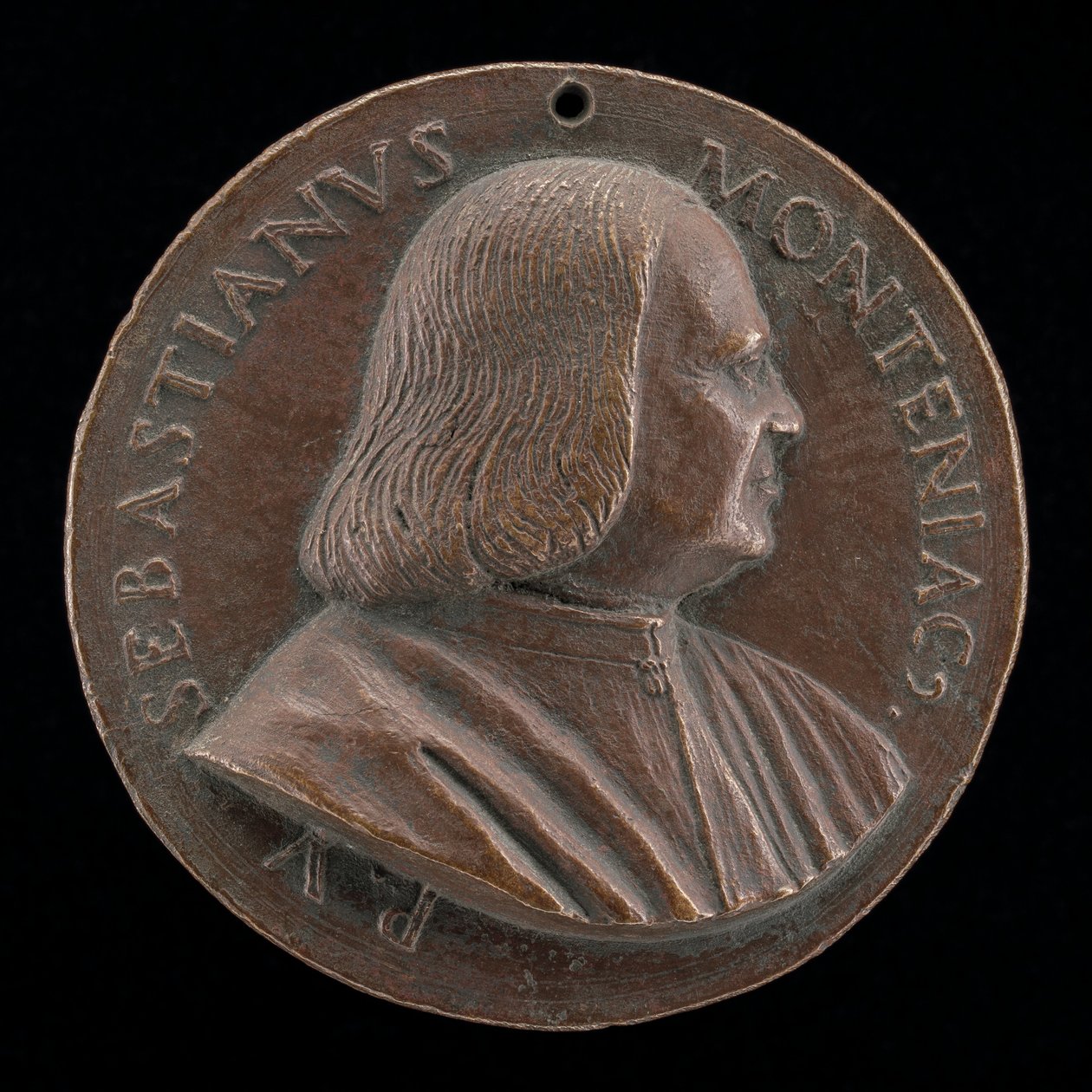 Sebastiano Montagnacco, død 1540, venetiansk patrisier [forside], 15201530. av Maffeo Olivieri