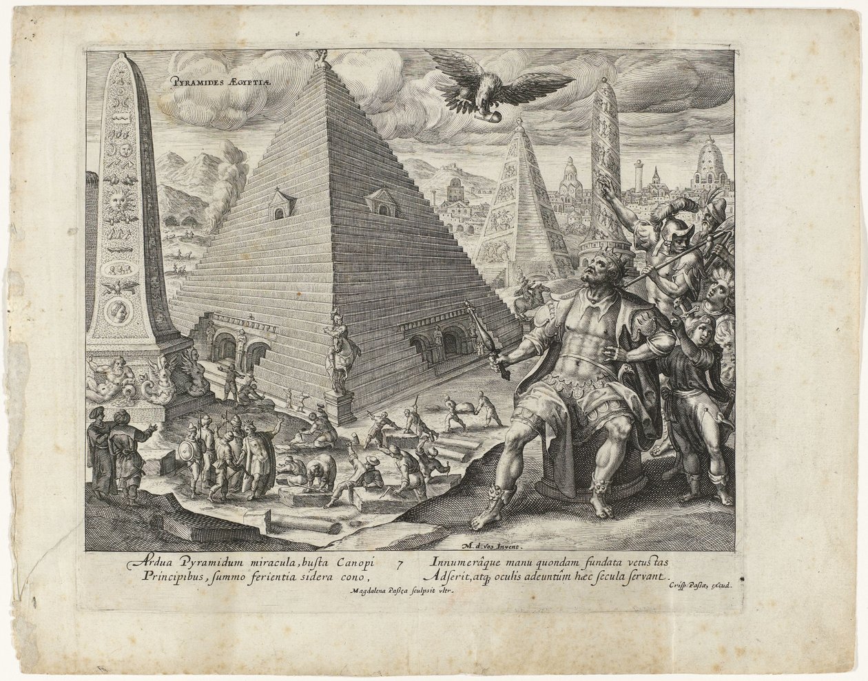 Pyramid of Egypt The Seven Wonders of the Ancient World (serietittel) av Magdalena van de Passe