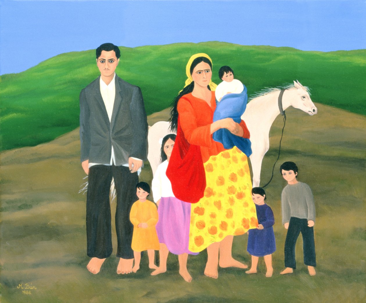 Gipsy Family, 1986 av Magdolna Ban