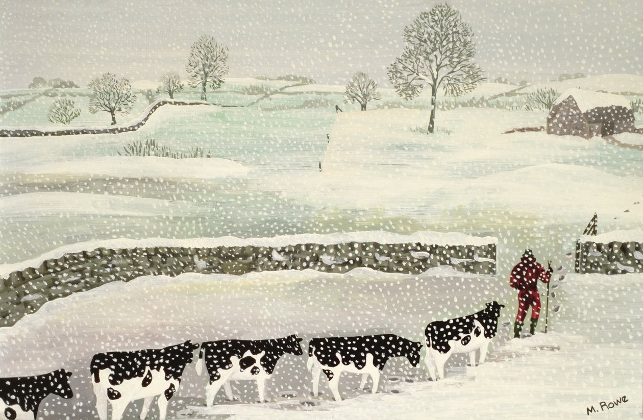 Cotswold: Vinterscene av Maggie Rowe