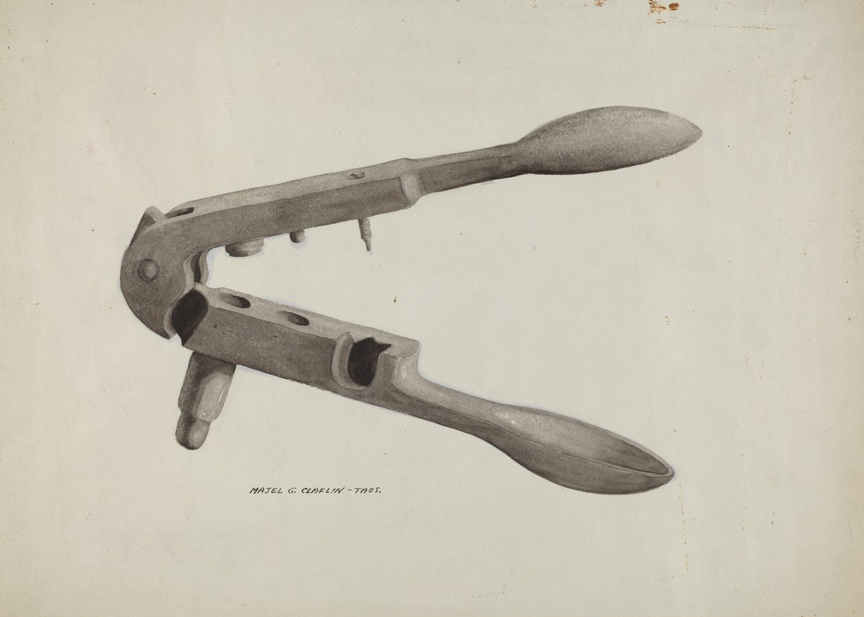 Kuleform, ca. 1937. av Majel G. Claflin