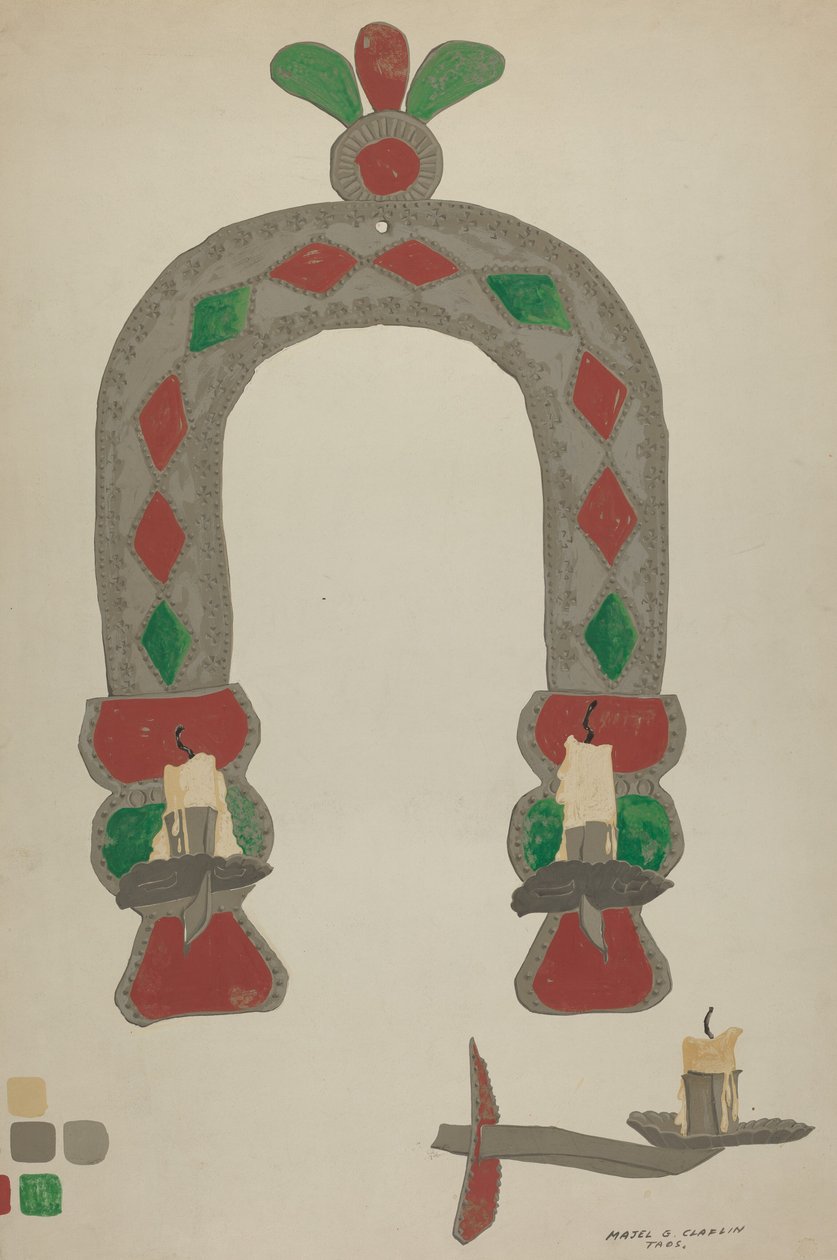 Lysestake Sconce av Majel G. Claflin