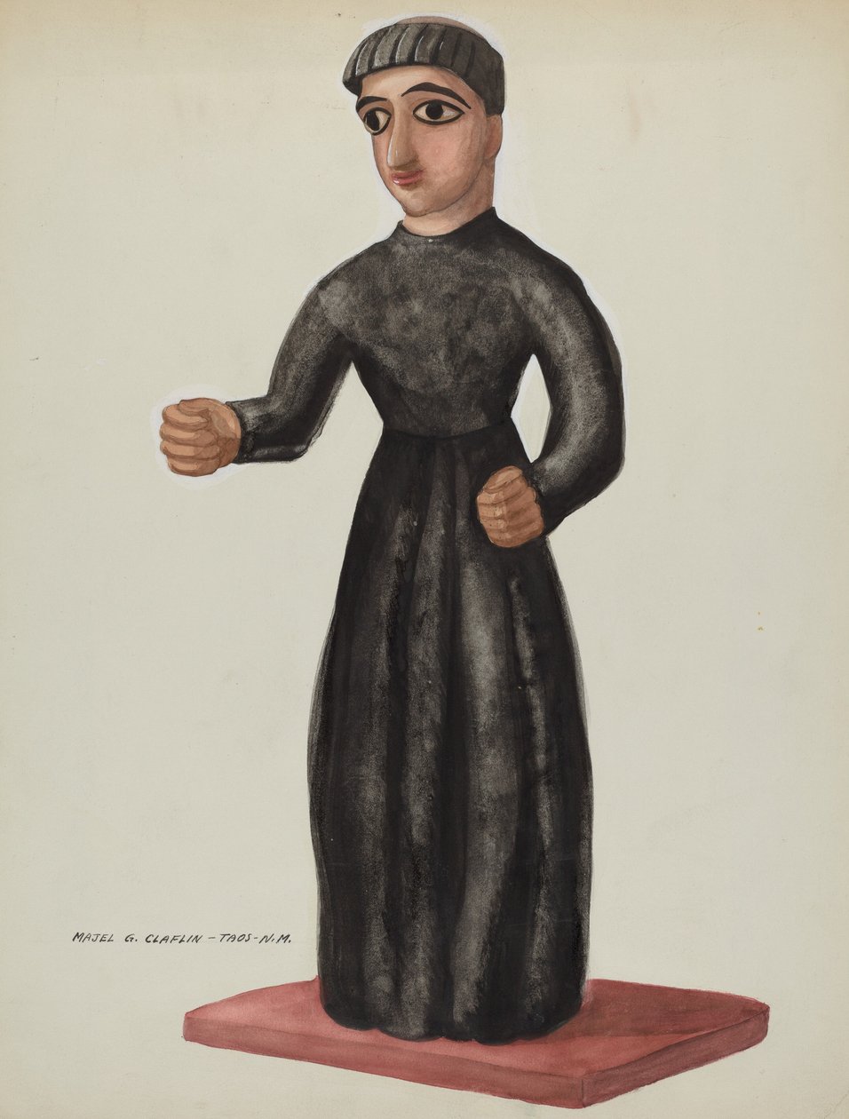 Friar - Sannsynligvis en Santo av Majel G. Claflin