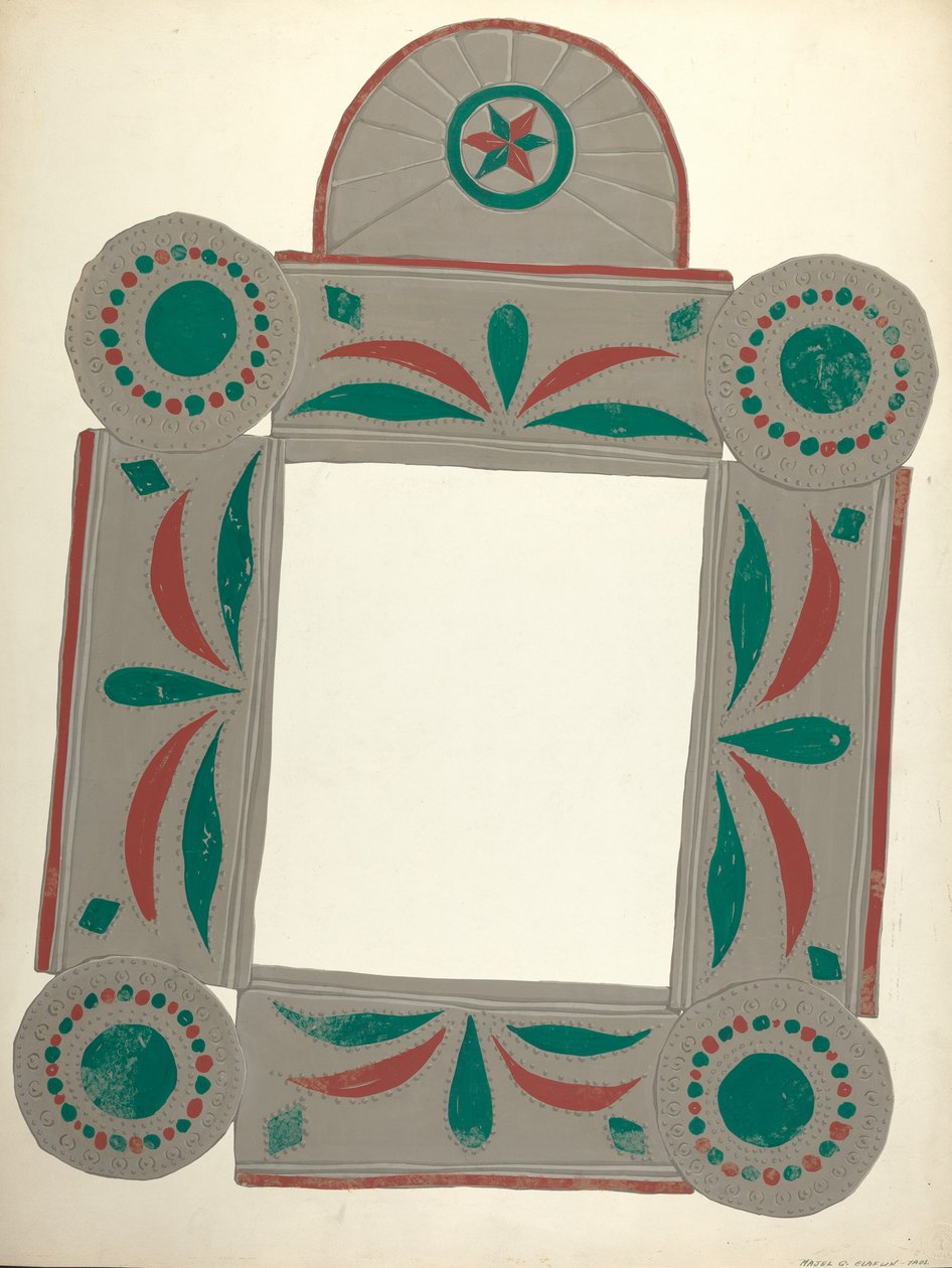 Lockwood Painted Mirrornorwegian av Majel G. Claflin
