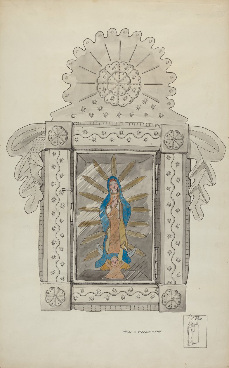 Tinnnisje som inneholder Guadeloupe-bulk, ca. 1936. av Majel G. Claflin