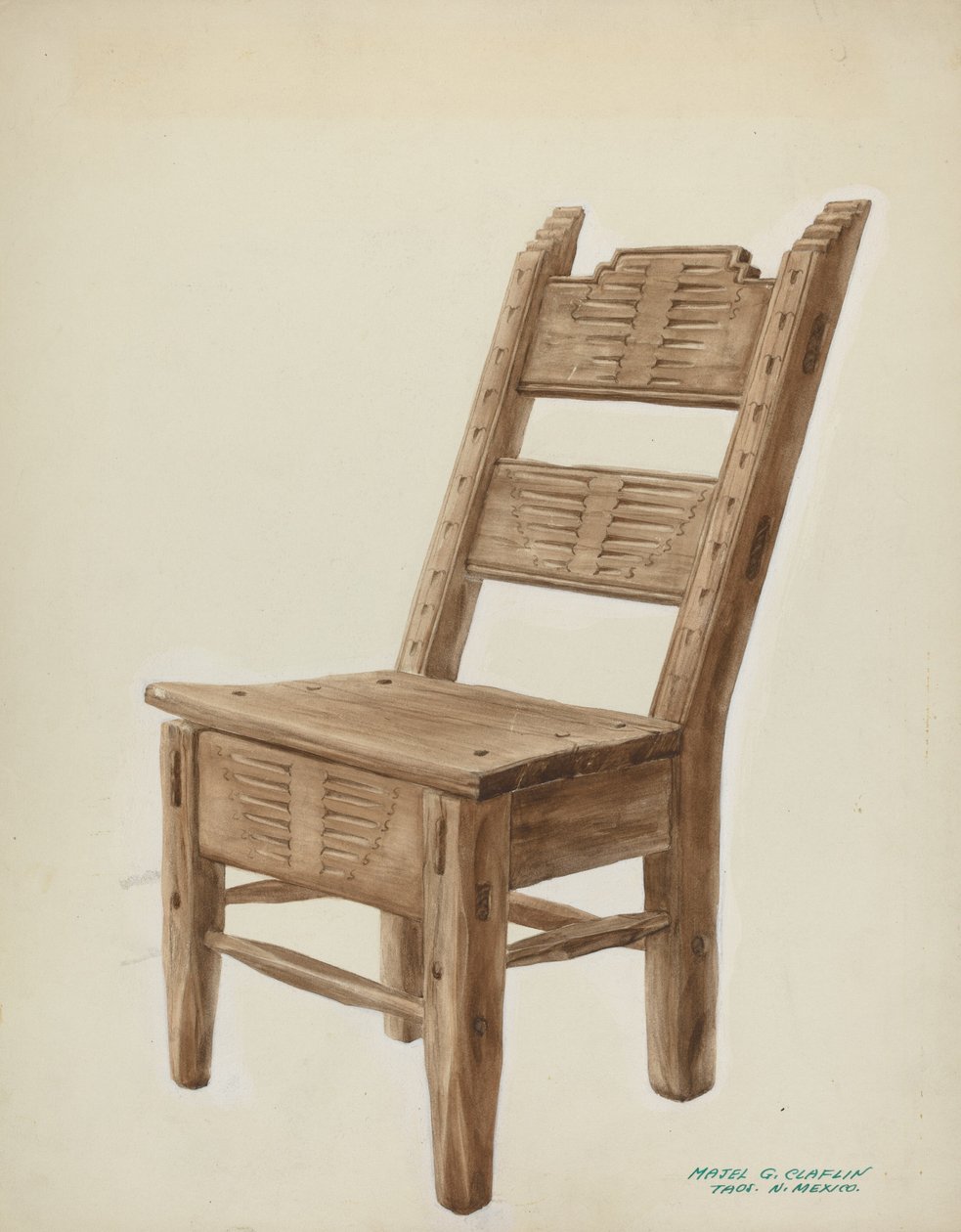Trestol, ca. 1939. av Majel G. Claflin