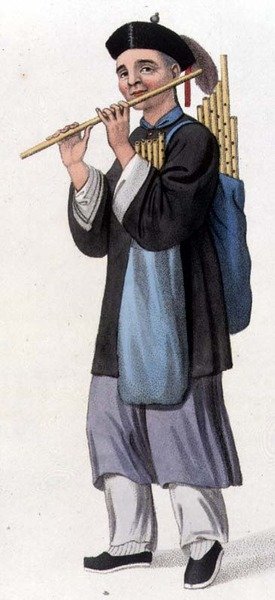 En fløyteselger, plate 34 fra 
