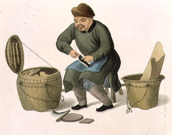 A Shoemaker, plate 47 fra 