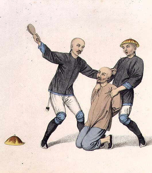 Punishing a Boatman, plate 7 fra 