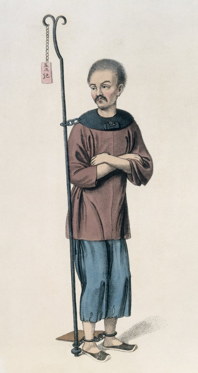 A Malefactor Chained to an Iron Bar, plate 12 fra 