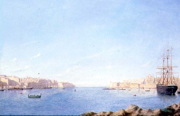 Valletta havn av Maltese School