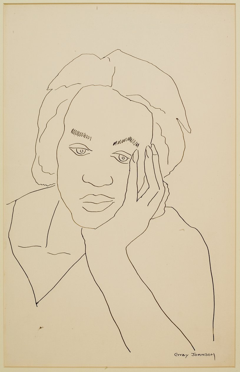 Studie av en jente #2 av Malvin Gray Johnson
