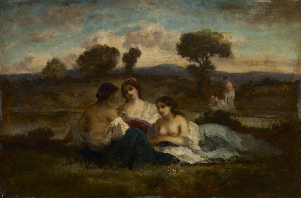 The Bathers av Narcisse Virgilio Díaz