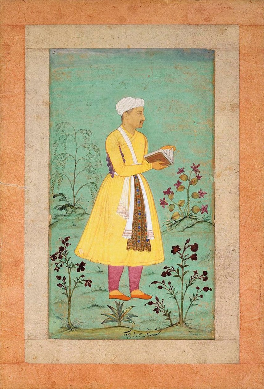 Portrett av Nakib Khan, tidlig på 1600-tallet. av Manohar