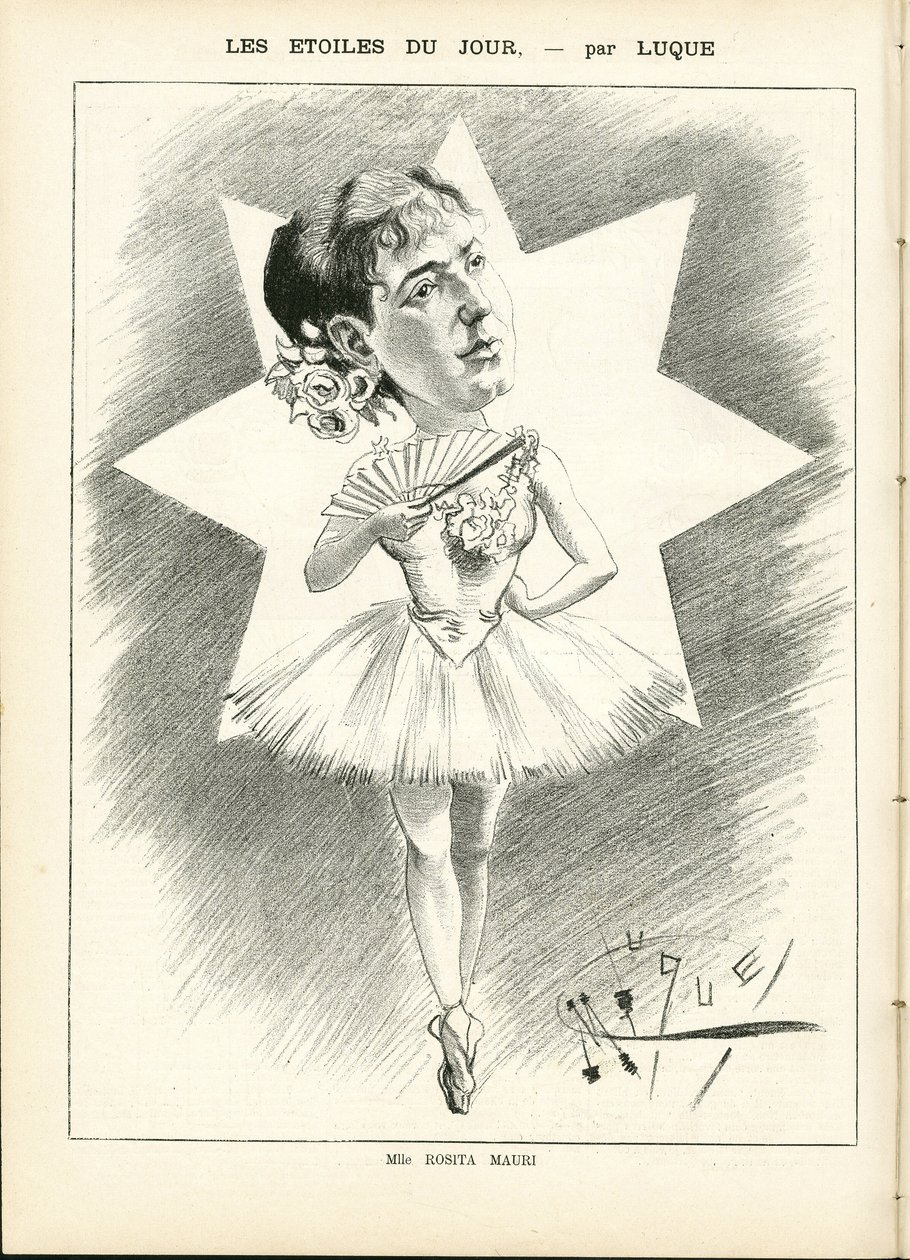Illustrasjon av Manuel Luque (1854-1919) i La Caricature (1880) av Manuel Luque