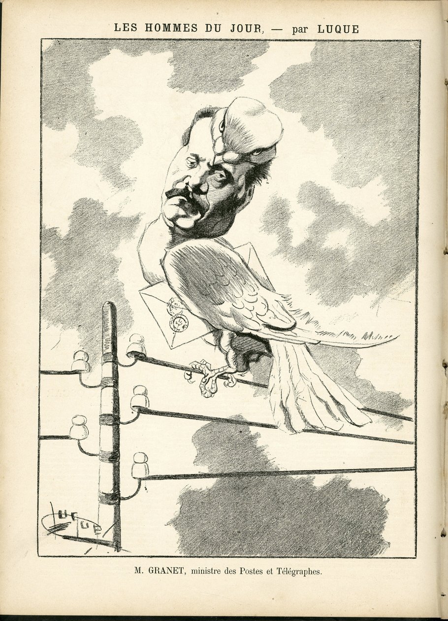 Illustrasjon av Manuel Luque (1854-1919) i La Caricature (1880) av Manuel Luque