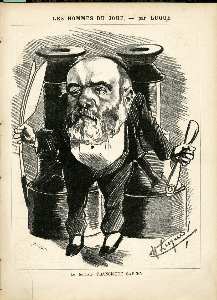 Illustrasjon av Manuel Luque (1854-1919) i La Caricature (1880) av Manuel Luque