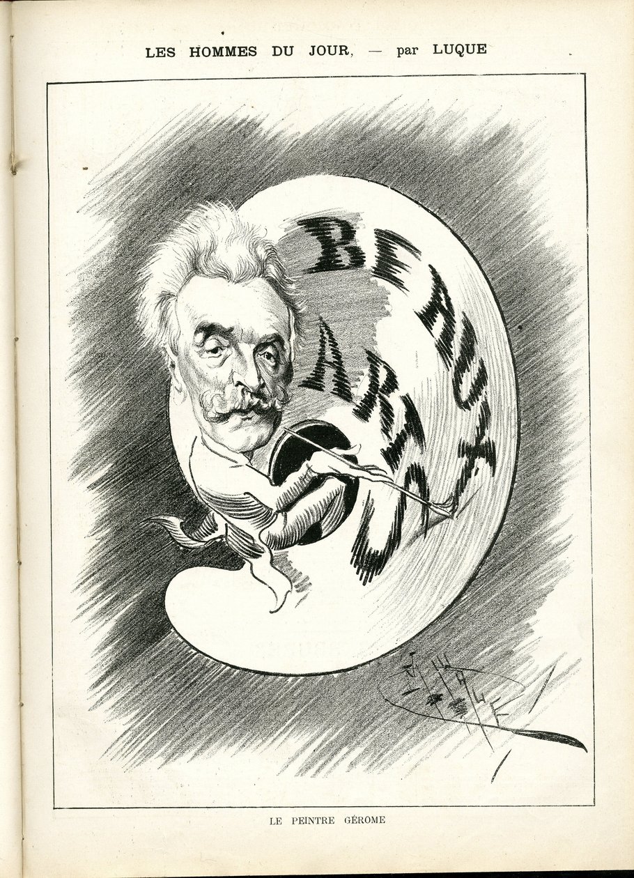 Illustrasjon av Manuel Luque (1854-1919) i La Caricature (1880) av Manuel Luque