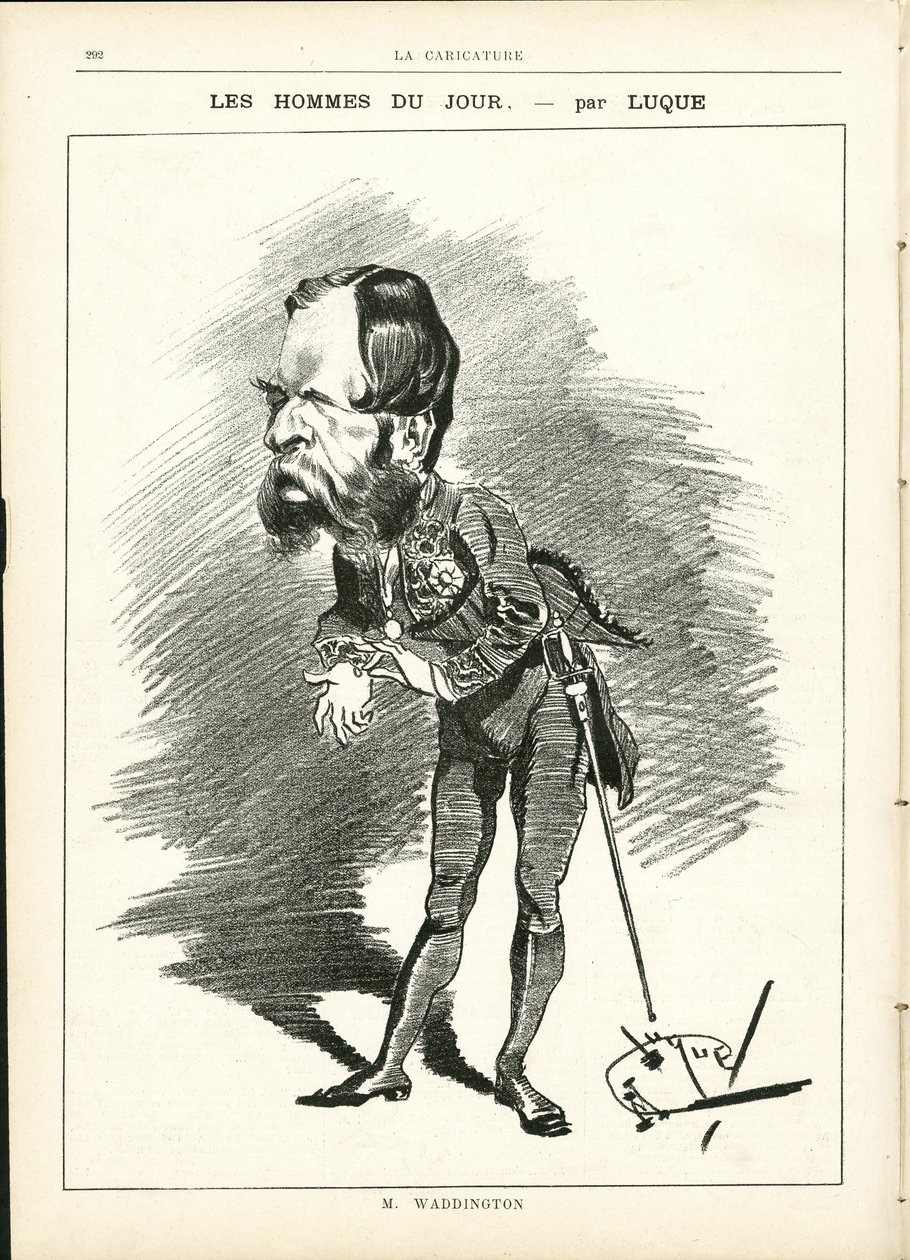 Illustrasjon av Manuel Luque (1854-1919) i La Caricature (1880) av Manuel Luque