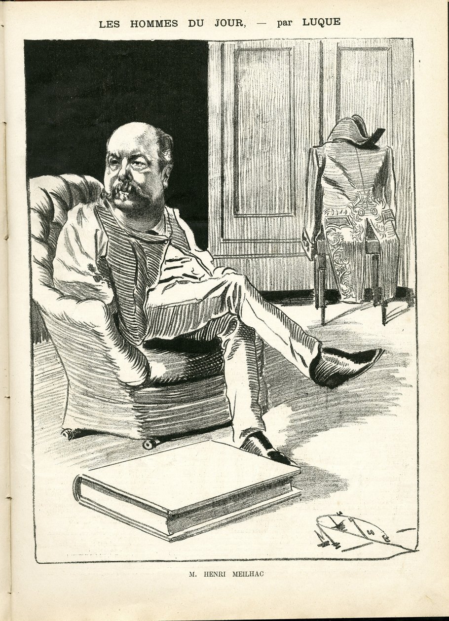 Illustrasjon av Manuel Luque (1854-1919) i La Caricature (1880) av Manuel Luque