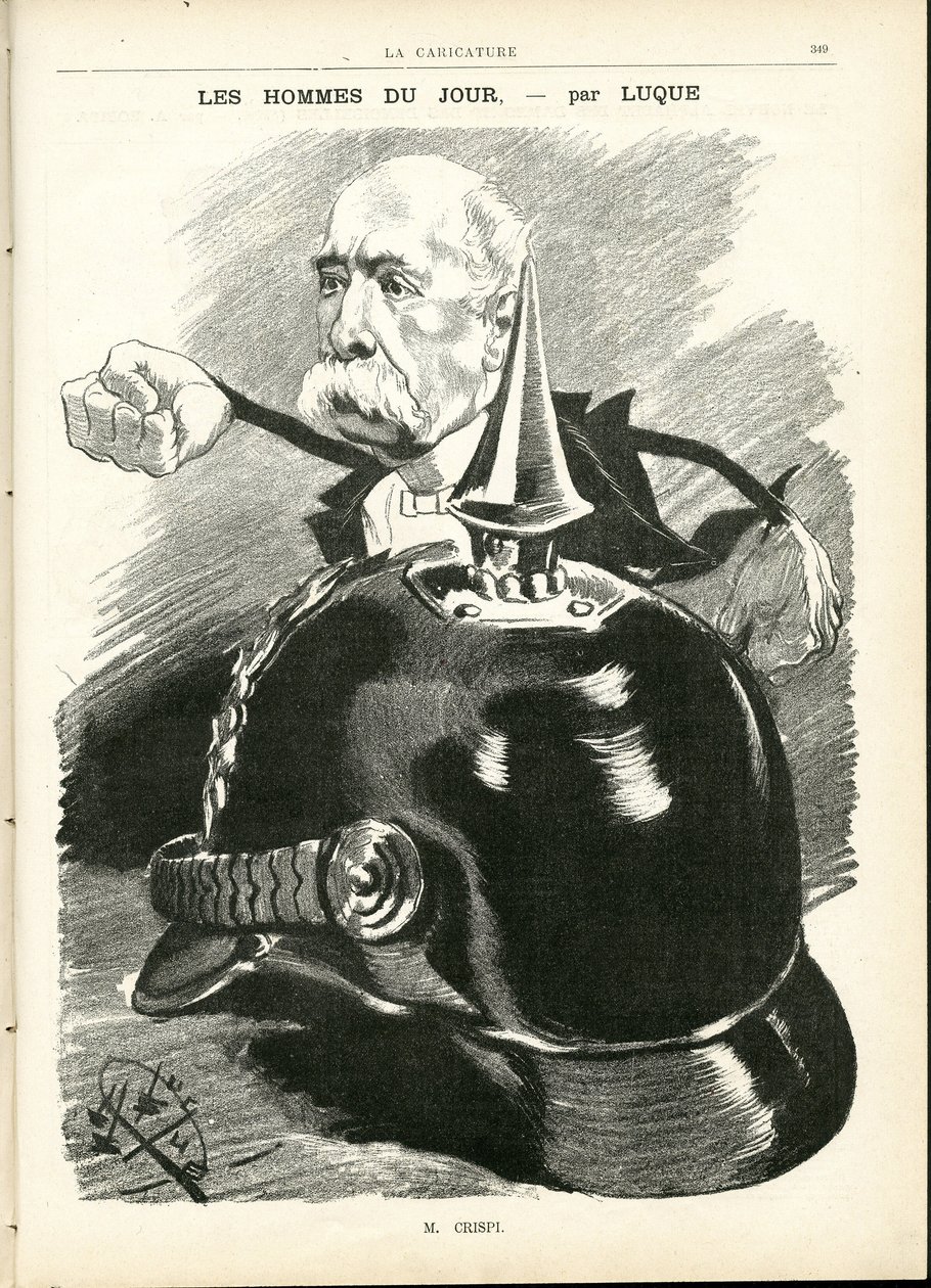 Illustrasjon av Manuel Luque (1854-1919) i La Caricature (1880) av Manuel Luque