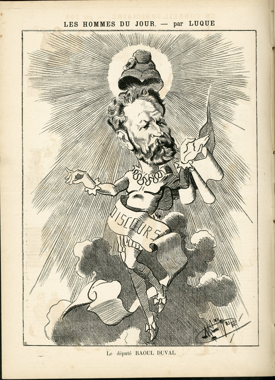 Illustrasjon av Manuel Luque (1854-1919) i La Caricature (1880) av Manuel Luque