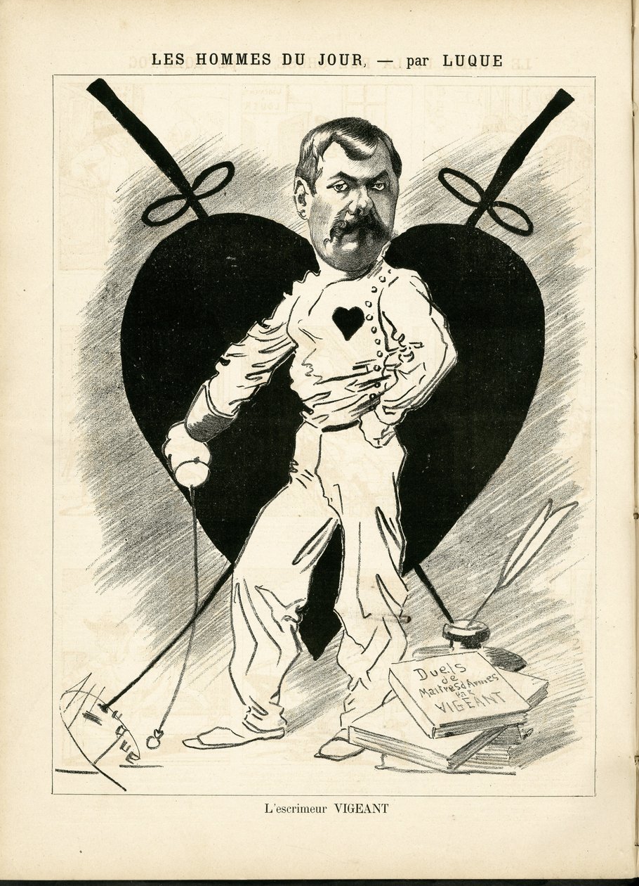 Illustrasjon av Manuel Luque (1854-1919) i La Caricature (1880) av Manuel Luque
