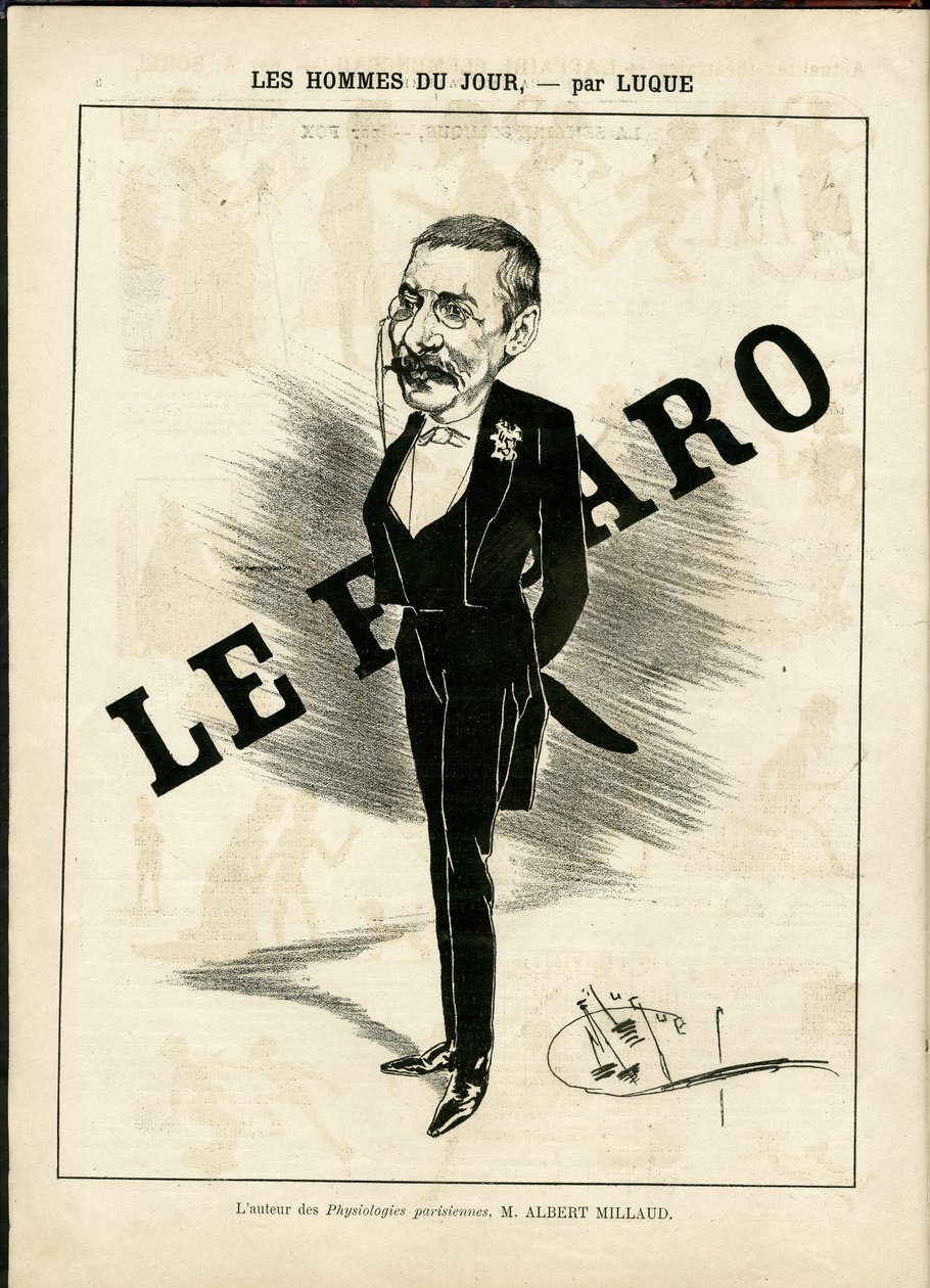 Illustrasjon av Manuel Luque (1854-1919) i La Caricature (1880) av Manuel Luque
