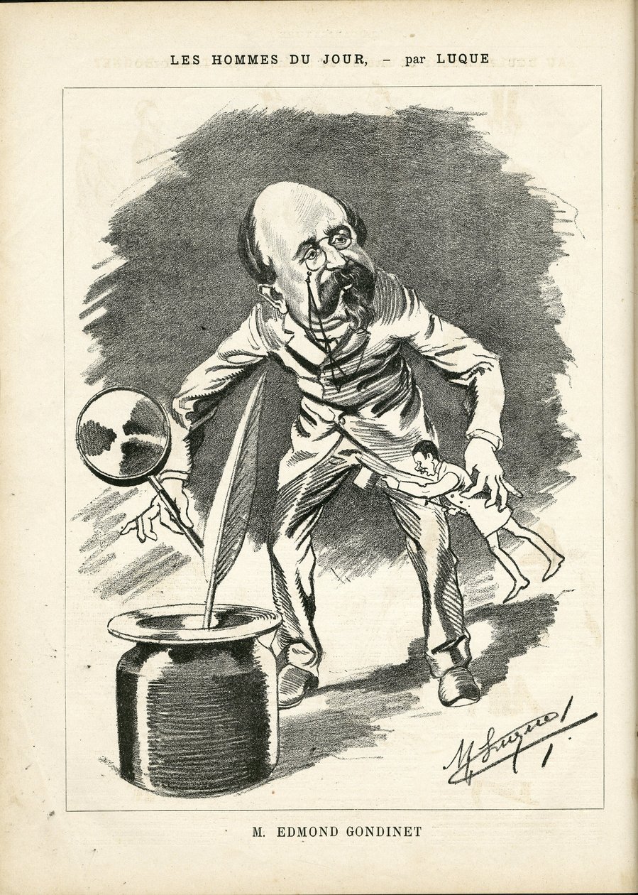 Illustrasjon av Manuel Luque (1854-1919) i La Caricature (1880) av Manuel Luque