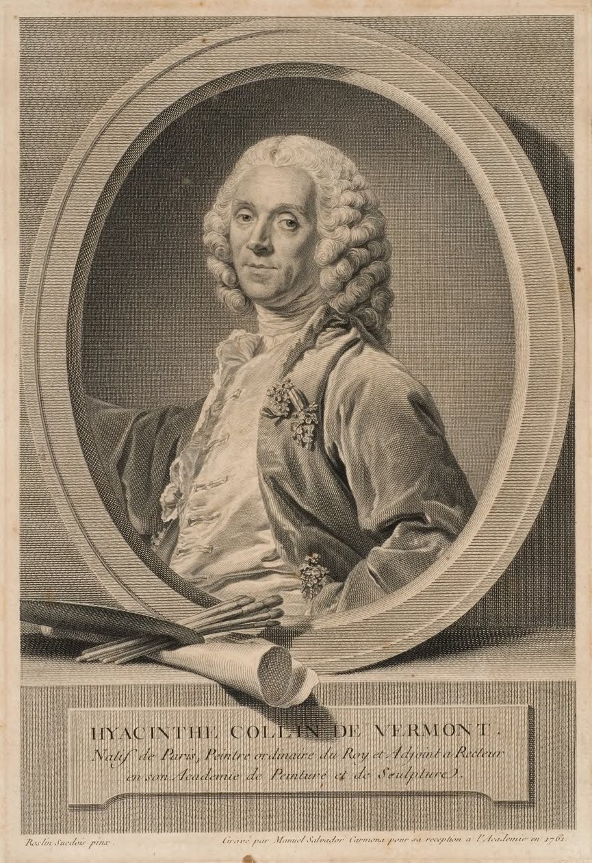 Hyacinthe Collin de Vermont, 1693-1761, maler og medlem av akademiet av Manuel Salvador Carmona