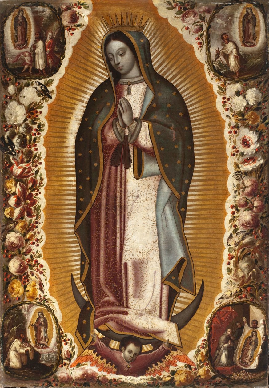 Jomfru av Guadalupe (Virgen de Guadalupe) av Manuel de Arellano