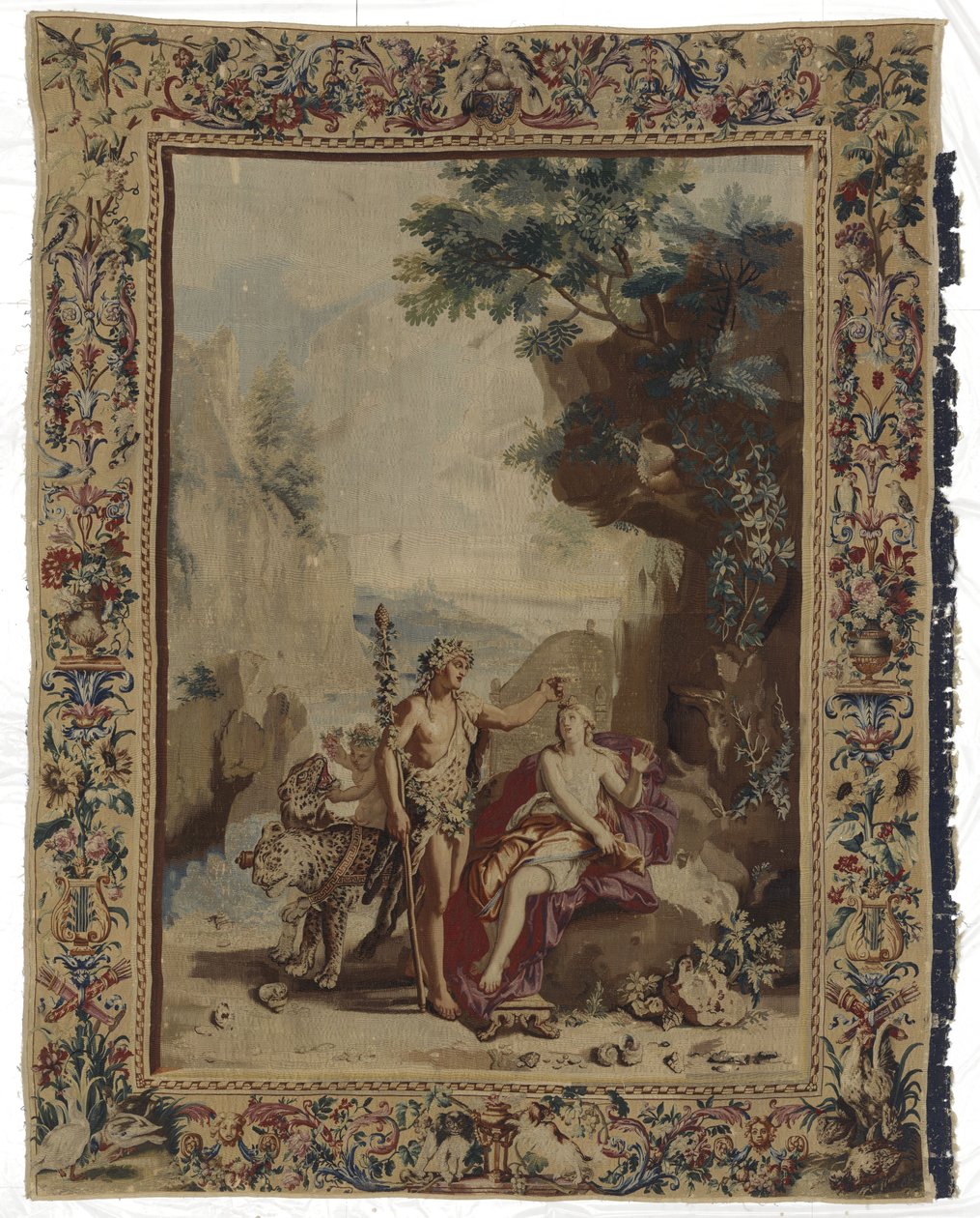 Bacchus og Ariadne Bacchus en Ariadne De metamorfosen van Ovidius (serietittel) av Manufacture Royale des Gobelins