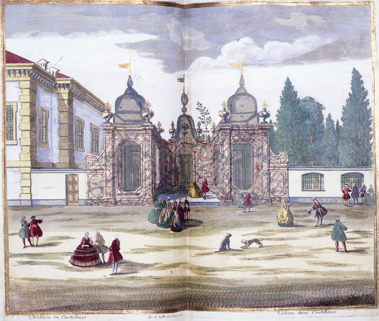 Fuglehus i Castellazo, 1743 av MarcAntonio dal Re