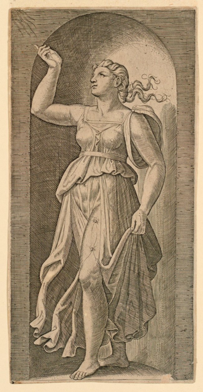 Allegorisk trosfigur av Marc Antonio Raimondi