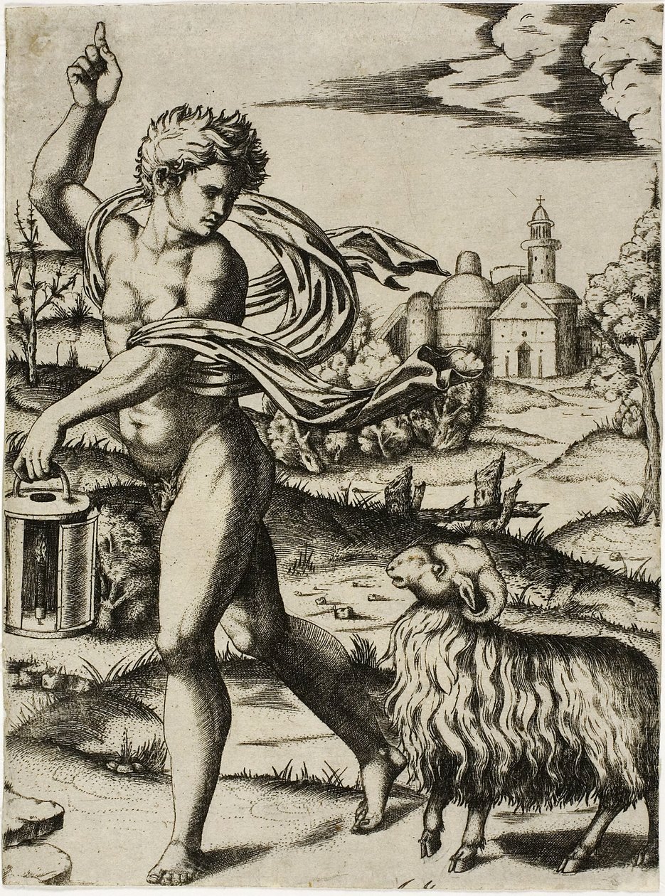 Værens tegn av Marcantonio Raimondi