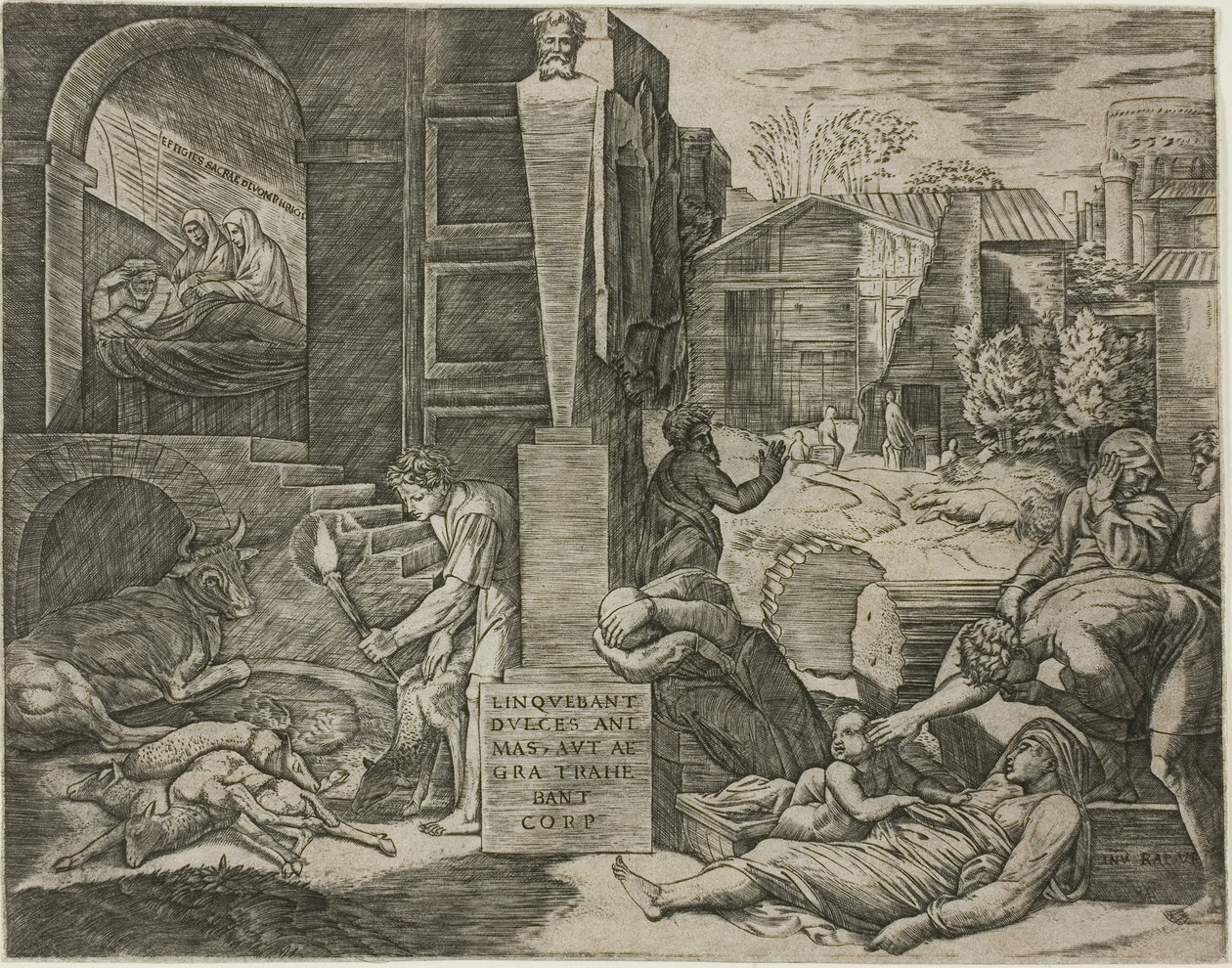 Morbetto, eller Phrygias pest av Marcantonio Raimondi