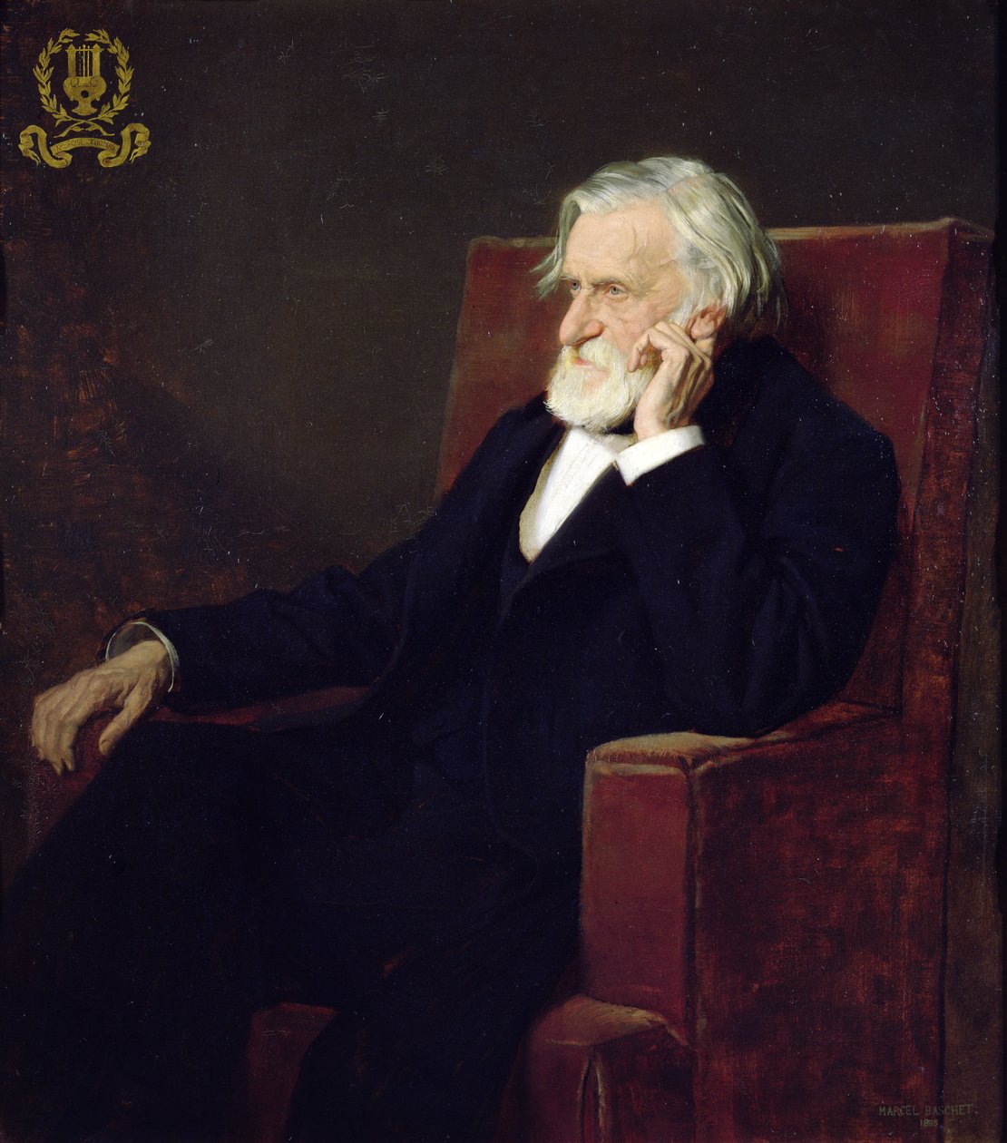 Portrett av Ambroise Thomas (1811-96) 1895 av Marcel Andre Baschet