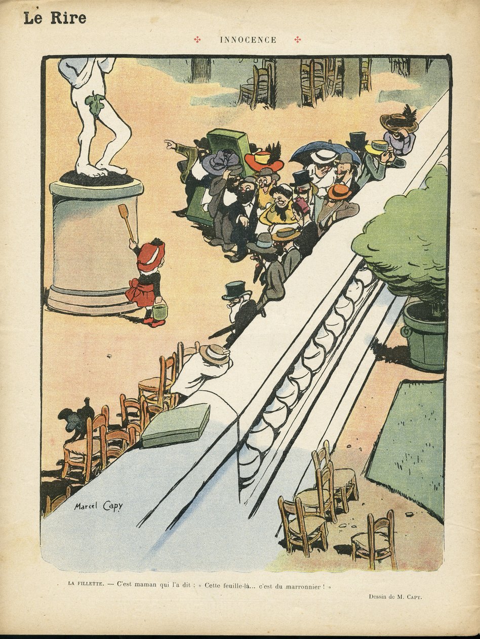 Illustrasjon av Marcel Capy (1865-1941) i Le Lire av Marcel Amable O.L. Capy