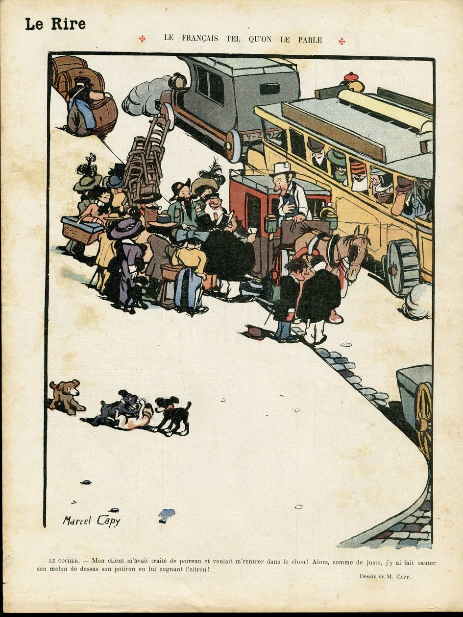 Illustrasjon av Marcel Capy (1865-1941) i Le Lire av Marcel Amable O.L. Capy