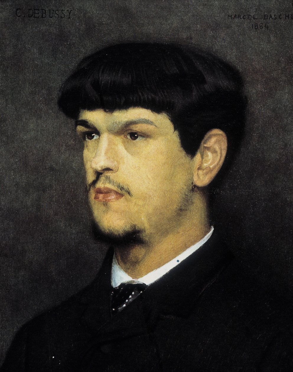 Portrett av Claude Debussy av Marcel Andre Baschet (1862-1941) av Marcel Andre Baschet