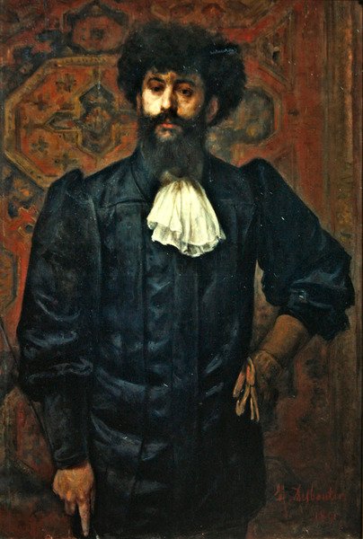 Portrett av Joseph Peladen, 1891 av Marcellin Gilbert Desboutin