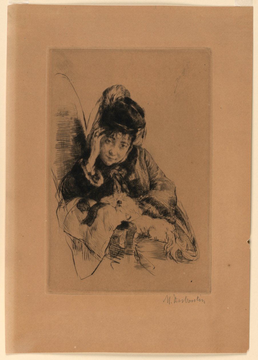 Madame Desboutin av Marcellin Desboutin
