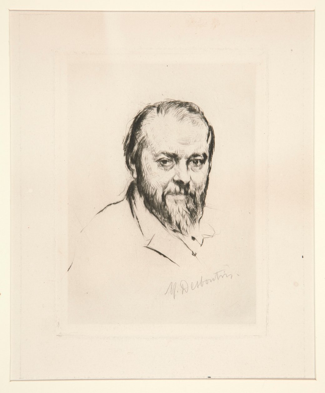 Portrett av J.J. høne av Marcellin Desboutin