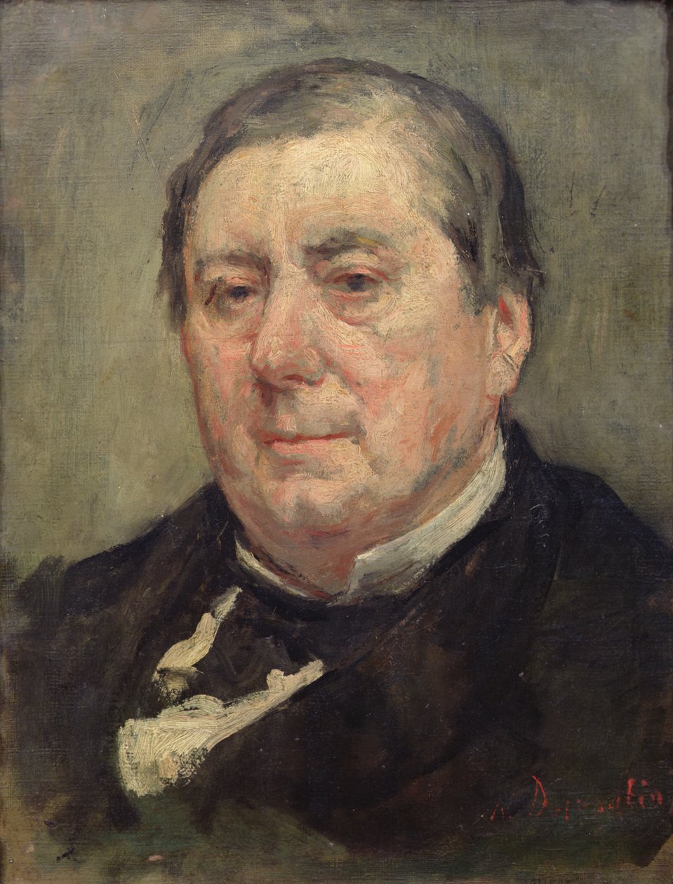 Portrett av Eugene Labiche (1815-1888) (maleri) av Marcellin Gilbert Desboutin