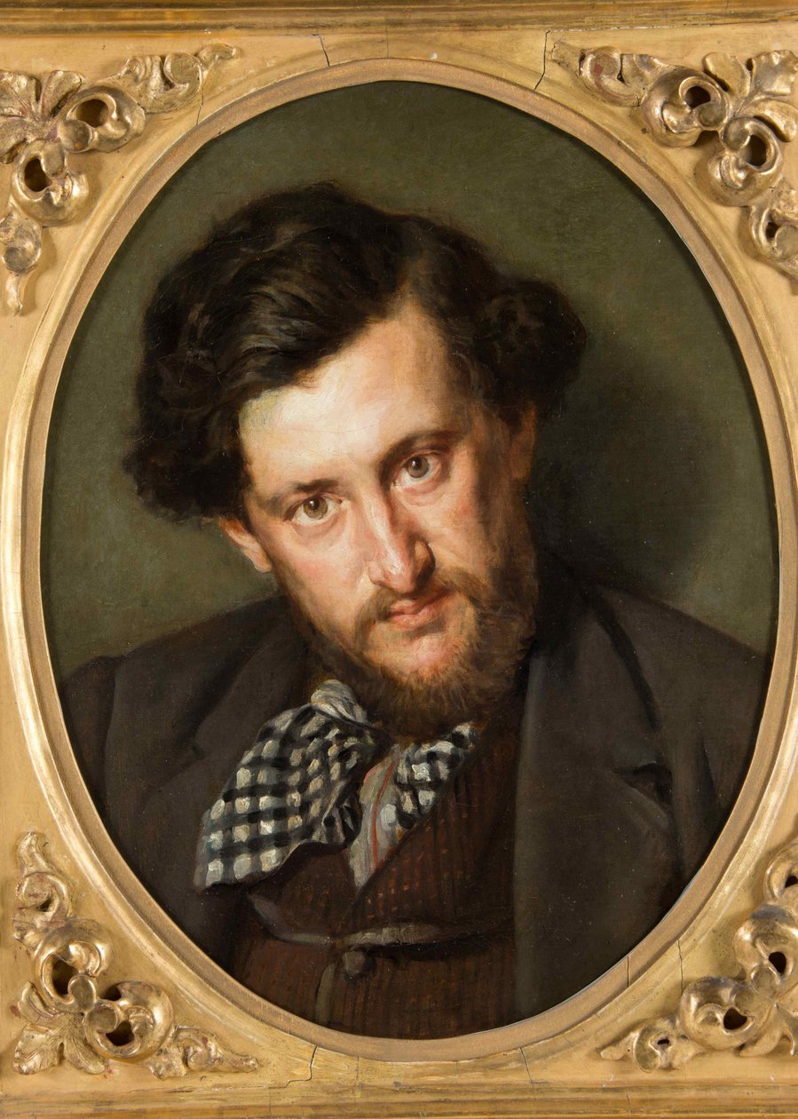 Portrett av Georges Lafenestre 1837-1919, 1865. av Marcellin Gilbert Desboutin