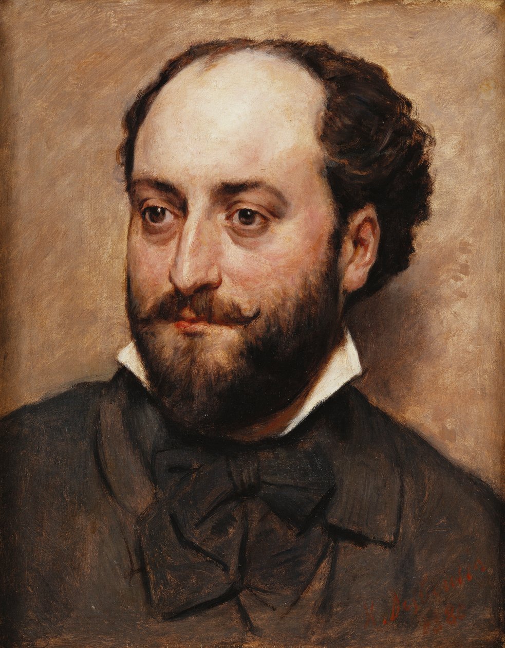 Malerens venn; Malerens venn, 1880 av Marcellin Gilbert Desboutin