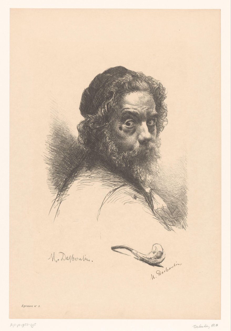 Selvportrett av Marcellin Gilbert Desboutin