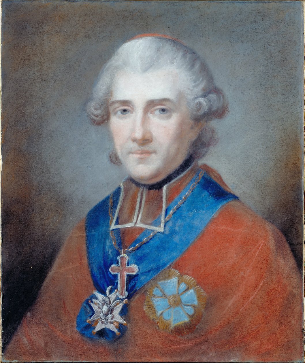 Michal Poniatowski, Prince Primate of Poland av Marcello Bacciarelli