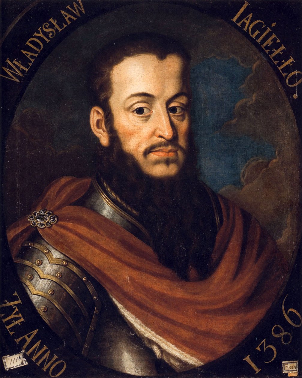 Portrett av kong Wladyslaw II. Jagiello, 1790 av Marcello Bacciarelli